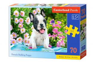 Castorland, Detské Puzzle Francúzsky buldoček, 70 ks