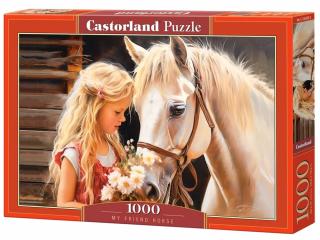 Castorland Puzzle 1000ks My Friend Horse Dievča s Koníkom 68 cm x 47 cm