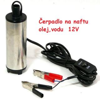 Čerpadlo na naftu,olej,vodu na 12V mini (Prietok -15L/min)