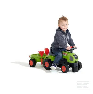 Falk Detské odrážadlo, traktor s prívesom Claas