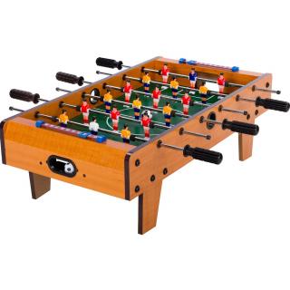 GAMES PLANET Drevený Stolný futbal 70x37x25cm, buk (Malé)