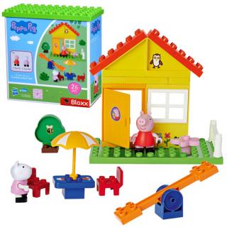 HASBRO Stavebnica Peppa Pig Domček s Ihriskom, hojdačka 26ks