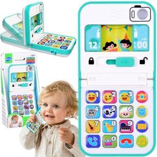 Hola Toys Detský Interaktívny Mobil, Telefón, Skladací so svetlom a hudbou