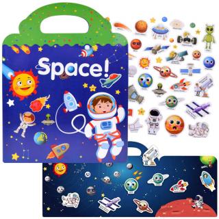  JOKO Album Nálepky Vesmír, Planéty, Astronaut, Vesmírna Raketa