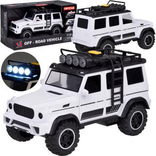 JOKO Auto Jeep OFF-ROAD so svetlom a zvukom, biele