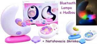 JOKO Detská Nočná lampa s hudbou + bluetooth + naťahovacia hracia skrinka