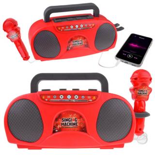 JOKO Detský Prenosný Reproduktor Karaoke s mikrofónom + MP3 vstup