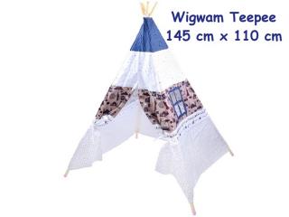 JOKO Detský stan Teepe Wigwam 145cm, biely