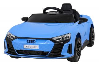 JOKO Elektrické autíčko Audi RS E-Tron GT 4x4, penové kolesá, kožené sedadlo, modré