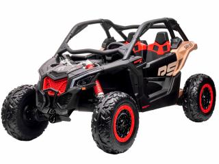 JOKO Elektrické autíčko BUGGY Can-am Maverick 4x4, motor 4x200W, batéria 24V, Dvojmiestne sedadlo, penové kolesá, nosnosť 50kg, čierne