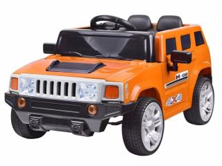 JOKO Elektrické autíčko HUMMER VELOCITY, penové kolesá, USB, MP3, diaľkové ovládanie, zelené