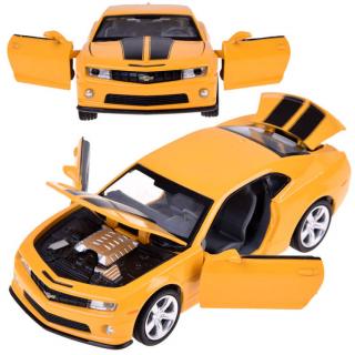 JOKO Kovový Model Autíčka Chevrolet Camaro SS 1:32 so svetlom a zvukom, žlté