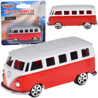 JOKO Kovový Model Auto Volkswagen T1 1:56, červené