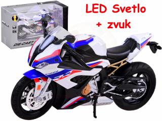 JOKO Model Motorky S 1000RR so svetlom a zvukom, biela (Model)