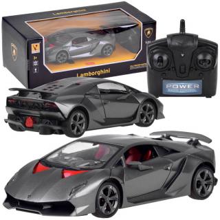 JOKO RC Autíčko Lamborghini so svetlom, na diaľkové olvádanie, čierne