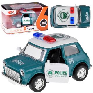 JOKO Retro Kovové Policajné Auto s otváracími dveramiPolice car, metal, opening doors 1:38 ZA4776