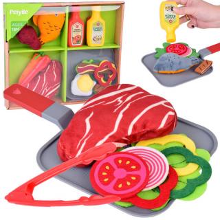 JOKO Sada Detské Potraviny, Jedlo Mäsový Steak, Ryba, Praženica, zelenina, omáčky