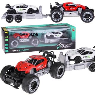 JOKO Sada Terénne Auto Off-Road s Odťahovkou + Športové auto 2v1