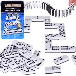 JOKO Spoločenská hra DOMINO v kovovej krabičke
