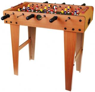 JOKO Stolný futbal, drevený 69 cm x  65,5 cm x 37 cm , hnedý