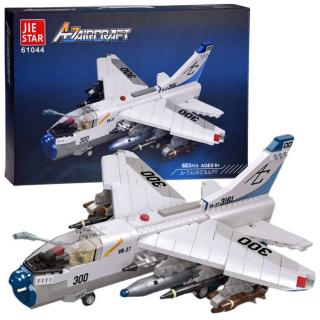 JOKO Technická Stavebnica 683ks Útočné Nadzvukové Lietadlo LTV A-7 Corsair II 32cm