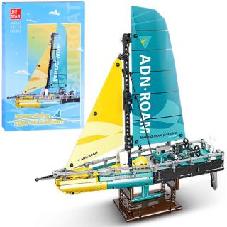 JOKO Technická Stavebnica Plachetnica Závodná Jachta Regatta 675ks