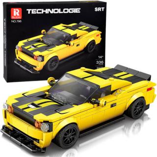 JOKO Technická Stavebnica Športové Auto 336ks, žlté