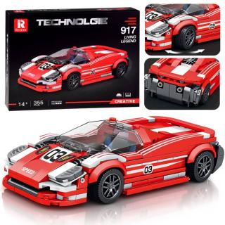 JOKO Technická stavebnica Športové auto 917, kocky 355ks, červené