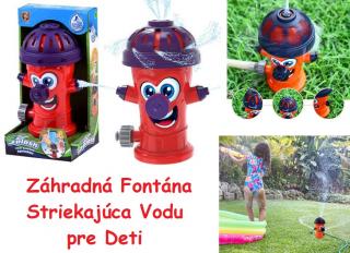 JOKO Záhradná fontána striekajúca vodu pre deti Hydrant, postrekovač na trávu