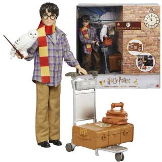Mattel Bábika Harry Potter na nástupišti 9 3/4 + Sova Hedviga