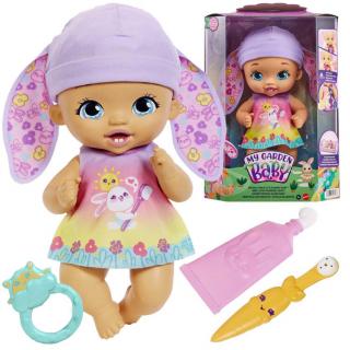 Mattel My Garden Baby Bunny Umývame zúbky, levanduľový zajačik 30cm