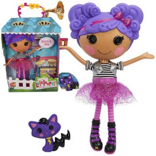 MGA Veľká Bábika Lalaloopsy Large Rock Doll Storm E. Sky 33 cm + mačička Cool Cat