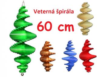 MKSTOR Drevená Veterná špirála 60cm