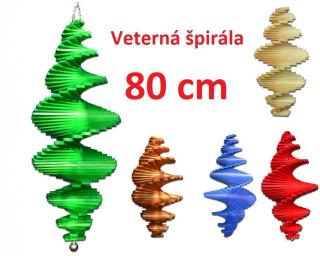 MKSTOR Drevená Veterná špirála 80cm