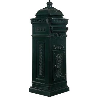 MKSTOR Hliníková Poštová Shránka Antik 102,5 x 34 x 30cm, starožitná zelená
