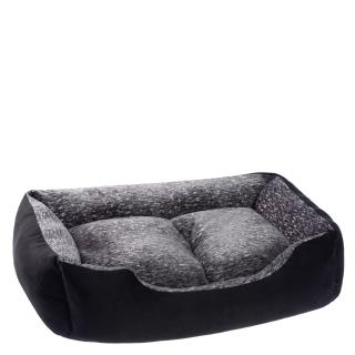 PETSTUFF Pelech pre Psa, mačku, vankúš, 50 x 40 x 17 cm, čierny