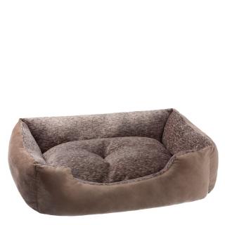 PETSTUFF Pelech pre Psa, mačku, vankúš, 50 x 40 x 17 cm, hnedý