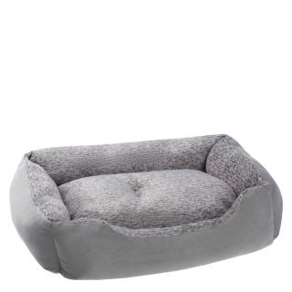 PETSTUFF Pelech pre Psa, mačku, vankúš 90 x 65 X 22 cm, sivý