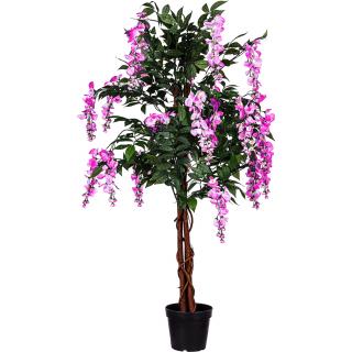 PLANTASIA Umelý strom Vistéria 120cm, ružová (Umelé kvety)