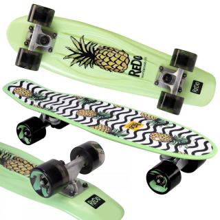 REDO Skateboard Penny board Pineapple Ananás, nosnosť 50 kg