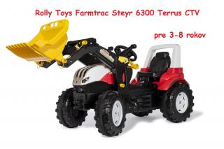 Rolly Toys Farmtrac Steyr 6300 Terrus CTV s predným nakladačom