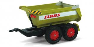 Rolly Toys Príves -  Claas Rolly Halfpipe, dvojnápravový, vyklápací, zelený