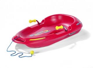 Rolly Toys Snežné boby Snow Max, Nosnosť 100kg, červené