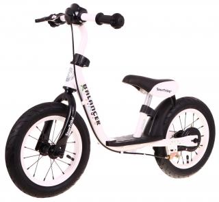 SporTrike Detské Cyklo Odrážadlo Balancer 12", nafukovacie kolesá, biele
