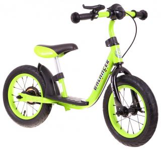SporTrike Detské Cyklo Odrážadlo Balancer 12", nafukovacie kolesá, zelené