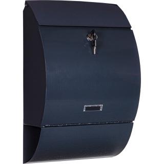 STILISTA Poštová Schránka 50 x 17 x 32,5 cm, formát A4 + miesto na letáky, čierna