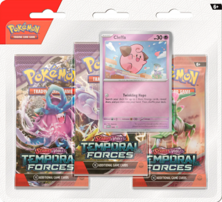 Pokémon TCG Temporal Forces 3-Pack Blister - Cleffa