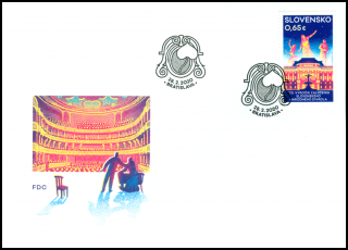 FDC 707 - 100. výročie založenia Slovenského národného divadla