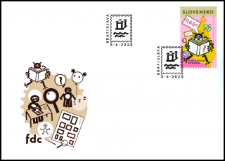 FDC 714 - Filatelistická olympiáda