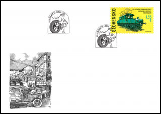 FDC 717 - 125. výročie MHD v Bratislave